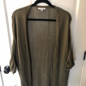 Green Knit American Eagle Cardigan (medium)